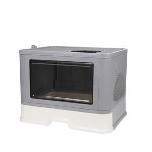 กระบะทรายแมวแบบปิด ขนาดกว้างขวาง 48.5x36.5x38 ซม. พร้อมที่ตักสำหรับแมว - Product Image 5