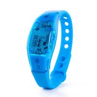 Bracelet LED Lumineux à Commande Vocale avec Bande en Silicone Réglable, Certifié ASTM, 8 Couleurs, pour Sports de Plein Air, Festivals, Fêtes, Promotionnel