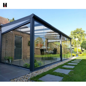 Four Season <strong>Sunroom</strong> Double Tempered Glass Outdoor <strong>Dining</strong> - Product Image 2