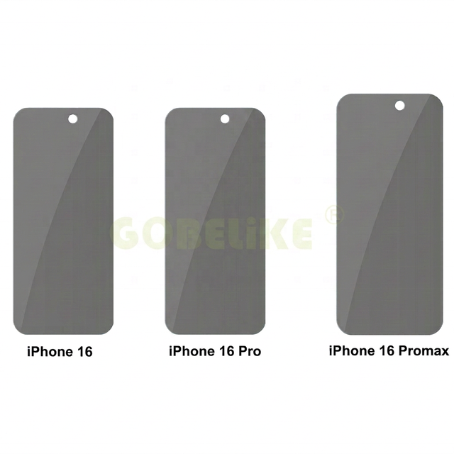 Privacy Screen Protector for iPhone 16 | 16 Pro | 16 Pro Max | 16 Plus Anti-spy OG Glass Supplier OEM