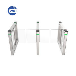 Wancartoon Tourniquet mince de haute sécurité QR Scanner de codes à barres Entrée de métro Fastlane Porte de vitesse avec servomoteur Barrière pivotante - Product Image 3