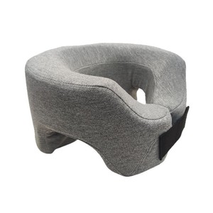 Portable U Shape <b>Memory</b> <b>Foam</b> Face Pillow Light Gray Travel Sleep Support For Office Beauty Nap - Product Image 2