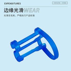 Dental cotton roll <b>clips</b>, disposable oral accessories, cotton roll holders, plastic colored cotton <b>clips</b>, gum protection. - Product Image 3