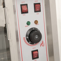Vente en gros Four à rôtir électrique vertical pour poulet en acier inoxydable Équipement de cuisine commercial Rôtir 12 poulets entiers