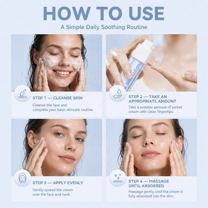 HALORINNA Creme Sorbet Calmante e Reparador 50ml – Reduz Vermelhidão Relacionada à Secura, Cuidado Facial Antioxidante Refrescante OEM - Product Image 6