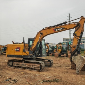 รถขุดตีนตะขาบ Sany SY135C 13 ตัน สีเดิมจากโรงงาน รถขุดมือสอง เครื่องจักรงานดินราคาถูก - Product Image 1
