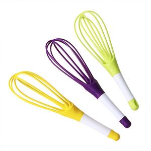 2 in 1 Kitchen Cooking <b>Plastic</b> Whisk Tool Rotary Manual <b>Egg</b> Beater - Product Image 6