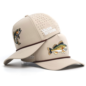 Cappello a 5 Pannelli con Logo Ricamato e Cordino Marrone, Colore Caffè, Prezzo all'Ingrosso - Product Image 2