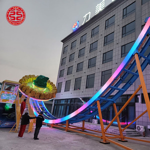 Jeux de parc d'attractions extrêmement 23 sièges Flying Disco Ride Spinner Magic Flying ufo Fun Fair Rides Jeux de plein air pour adultes - Product Image 2