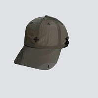 Casquette de baseball vintage à 6 panneaux en polyester à séchage rapide, motif pois et fruits, logo personnalisé, perforations laser, réglable, pour le sport et le quotidien, protection solaire, OEM ODM