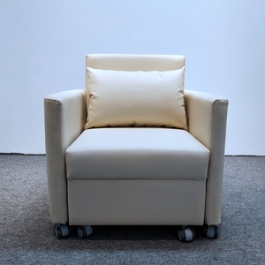 Sofá cama blanco futón, sillas con brazos para sala de estar, <span class=keywords><strong>individual</strong></span> y <span class=keywords><strong>plegable</strong></span> - Product Image 5