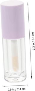 6ml Unique Cute Lip Gloss Tube Custom logo Big Wand Lip Gloss Tubes with Big <b>Brush</b> Lip Glaze <b>Bottle</b> - Product Image 3