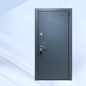 Porte de sécurité en acier laminé à froid, insonorisée, anti-effraction, extérieure, ouverture manuelle plate, porte complète SFR 040 - Product Image 1