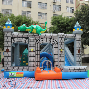 Maison de saut gonflable personnalisée, château gonflable de haute qualité avec <span class=keywords><strong>dragon</strong></span> moonwalk, à vendre - Product Image 2