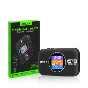 Router WiFi de Bolsillo DNXT MF967 Negro 4G con Ranura para Tarjeta SIM, WiFi Móvil de Bolsillo de 3000 mAh, Tipo-C, 300 Mbps, Firewall, Función de Compartir WiFi - Product Image 1