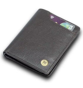 WRIZA Mens Trendy Genuine Leather <b>Wallet</b> <b>RFID</b> <b>Blocking</b> Technology Slim Design for Travel and Formal Occasions - Product Image 2