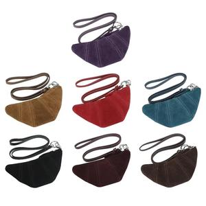 AndoBag Genuine Leather Hanging Neck <b>Coin</b> <b>Purse</b>, Portable Women's Croissant Bag, Fashion Vintage Mini Shoulder Bags 1960 - Product Image 6