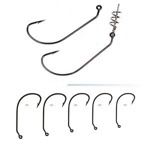 Anzuelos de Pesca de Plástico Suave de Alta Calidad al por Mayor, Anzuelos de Pesca de Boca Ancha, Serie <span class=keywords><strong>Grande</strong></span>, Anzuelos para Pesca de Lubina en Agua Salada, Aparejos de Pesca - Product Image 5