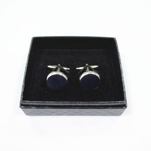 Collegamento del polsino personalizzato del tessuto all'ingrosso della fabbrica di alta qualità per i gemelli degli uomini delle donne - Product Image 5