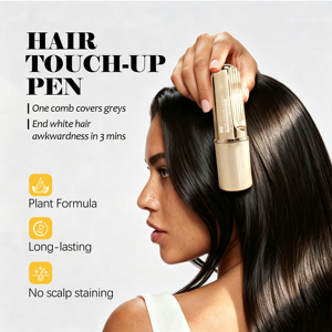 Nuovo Bastoncino Ritocco <span class=keywords><strong>Capelli</strong></span> 20ml Anti-macchia Facile Applicazione Copertura Precisa dei <span class=keywords><strong>Capelli</strong></span> Grigi Leggero Portatile Marrone Caffè - Product Image 1