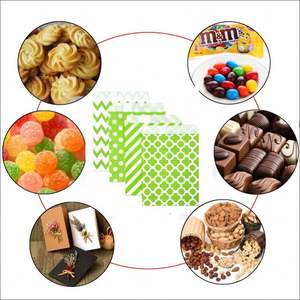 Disposable White Greaseproof Paper <b>Bags</b> Sandwich <b>Bag</b> Take Away Sharp Bottom Paper <b>Bag</b> - Product Image 6