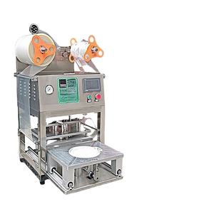 Machine de scellage de films personnalisée pour boîtes de bureau, scellage thermique des bords, emballage de films en aluminium pour yaourts et boîtes en plastique - Product Image 1