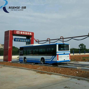 Máquina de Lavado de Autobuses Eléctrica Económica, Sistema de 2 Cepillos, Limpiador Automático de Rodillos Verticales y Horizontales de un Solo Lado para Pequeñas Flotas - Product Image 2