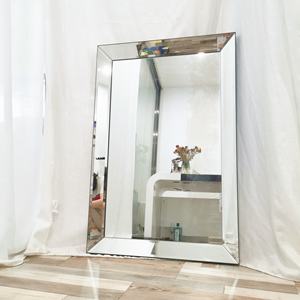 Espejos Rectangulares Contemporáneos Personalizados de Alta Definición con Borde Biselado, Decoración para el Hogar, Espejo de Pared con Marco de Aluminio - Product Image 4