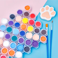 Ensemble de peinture acrylique Bo Yi Xuan 2ml/3ml/5ml 12 couleurs non toxiques pour la peinture sur toile, papier et verre