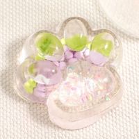 Kawaii schattige kristallen fruitjes jelly katten- & kittenpootjes cartoonvormige squishy zachte TPR materiaal stressverlichtende welkomstcadeaus