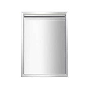 VICTORY KITCHEN Customized <b>Stainless</b> <b>Steel</b> Outdoor Kitchen BBQ Island Built-In <b>Cabinet</b> Door - Product Image 4