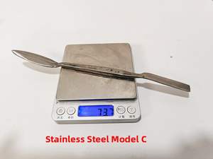 Cuchillo de Escultura y Herramientas de Modelado de Arcilla y Cerámica de Acero Inoxidable 304 Forjado a Mano, Estilo <span class=keywords><strong>Italiano</strong></span> - Product Image 4