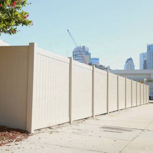 Fentech Bảo Trì Miễn Phí Biệt Thự sử dụng màu nâu sẫm Nhựa PVC Vinyl hàng rào - Product Image 1