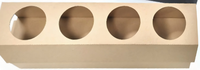Boîte à bière en carton ondulé kraft recyclable, écologique, résistante, de marque LEBO, fabriquée au Shandong, avec compartiments