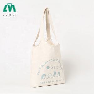 Vente chaude Écologique Réutilisable Coton Toile Épicerie Sac Fourre-Tout Poche Intérieure avec Motif de Lettre - Product Image 2