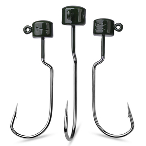 5 piezas de anzuelos de pesca <span class=keywords><strong>con</strong></span> cabeza de jig Ned Rig de 3.5g, 5g, 7g, <span class=keywords><strong>con</strong></span> púas, para lubina, <span class=keywords><strong>trucha</strong></span>, señuelos de gusano, pesca en agua salada y dulce, aparejos de pesca - Product Image 1