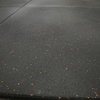Tapis en caoutchouc granulé antidérapant, écologique, durable et épais pour salle de sport commerciale et usage domestique, résistant aux chocs