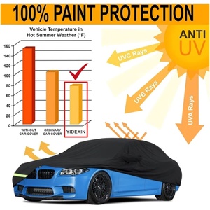 Fundas Impermeables para Automóviles, Personalizadas para BMW Serie 5 2004-2022, 100% Impermeables y Resistentes al Viento, con Correa y Cierre de Doble Puerta - Product Image 4