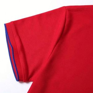 Polo à manches courtes personnalisé avec logo brodé, uni pour homme, t-shirt vierge, polo imprimé, t-shirt de sport et de golf - Product Image 4