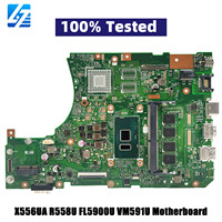 X556UA Ordinateur Portable Carte Mère pour ASUS X556U R558U FL5900U VM591U X556UJ X556UV X556UQ X556URK X556UQK X556UF Carte Mère I3 I5 I7 CPU