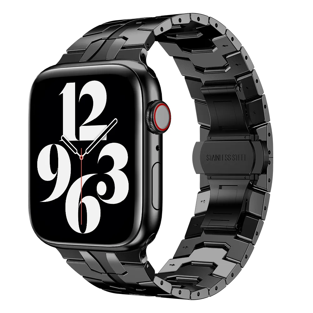 Eraysun Stainless Steel strap For Apple Watch series 7 band 41mm 45mm Bracelet Metal band for iwatch 6 5 4 44mm 40mm Correa