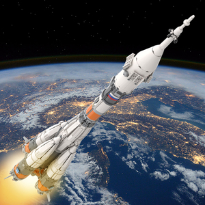 Funbuild Rocket <span class=keywords><strong>Space</strong></span> <span class=keywords><strong>Shuttle</strong></span> Moc-109502 Rocket Building Block <span class=keywords><strong>Bricks</strong></span> <span class=keywords><strong>Space</strong></span> Rocket Toys Building Blocks Toy - Product Image 3