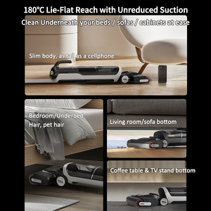 Dreame H20 Ultra Mix aspirapolvere per rimozione degli acari <span class=keywords><strong>lavapavimenti</strong></span> 180 ° giace Flat H14 aspirapolvere a doppio pavimento per auto - Product Image 5