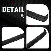 Garniture du panneau inférieur de la grille d'aération du tableau de bord pour Tesla Model 3 Long Range 2024 2025 2026 en fibre de carbone véritable, accessoires intérieurs