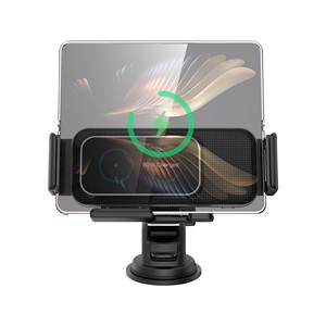 Giá Đỡ Sạc Xe Hơi Không Dây Nhanh 2 Cuộn Cho Samsung Z Fold, Sạc Xe Hơi Không Dây Xoay Tự Động - Product Image 1
