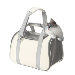 Portable Crossbody Cat Box New Simple Solid Color Anti-Stress Backpack Pet Carrier with Breathable Feature - Product Image 5