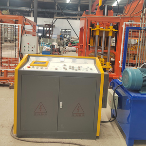 Machine à pavés écologiques hydrauliques automatiques QT4-16 pour la fabrication de blocs de pierre colorée à vendre - Product Image 1