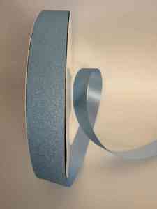 Light Blue Glitter Satin <b>Ribbon</b> Spool Solid Woven Craft Gift Decoration 22mm Width homecoming mums <b>ribbon</b> mums <b>ribbon</b> DIY - Product Image 6