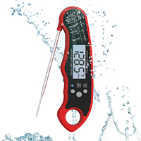 Quick Response Digital Waterproof Plastic Food Thermometer for Cooking BBQ Grill with Backlight OEM/ODM Available