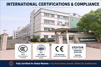 Fenêtre fixe en aluminium à rupture de pont thermique certifiée NFRC, triple vitrage Low-E pour bâtiments résidentiels écologiques neufs